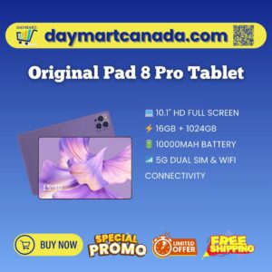 Tablet Original Pad 8 Pro 10.1" 16GB | DAYMART® Canada