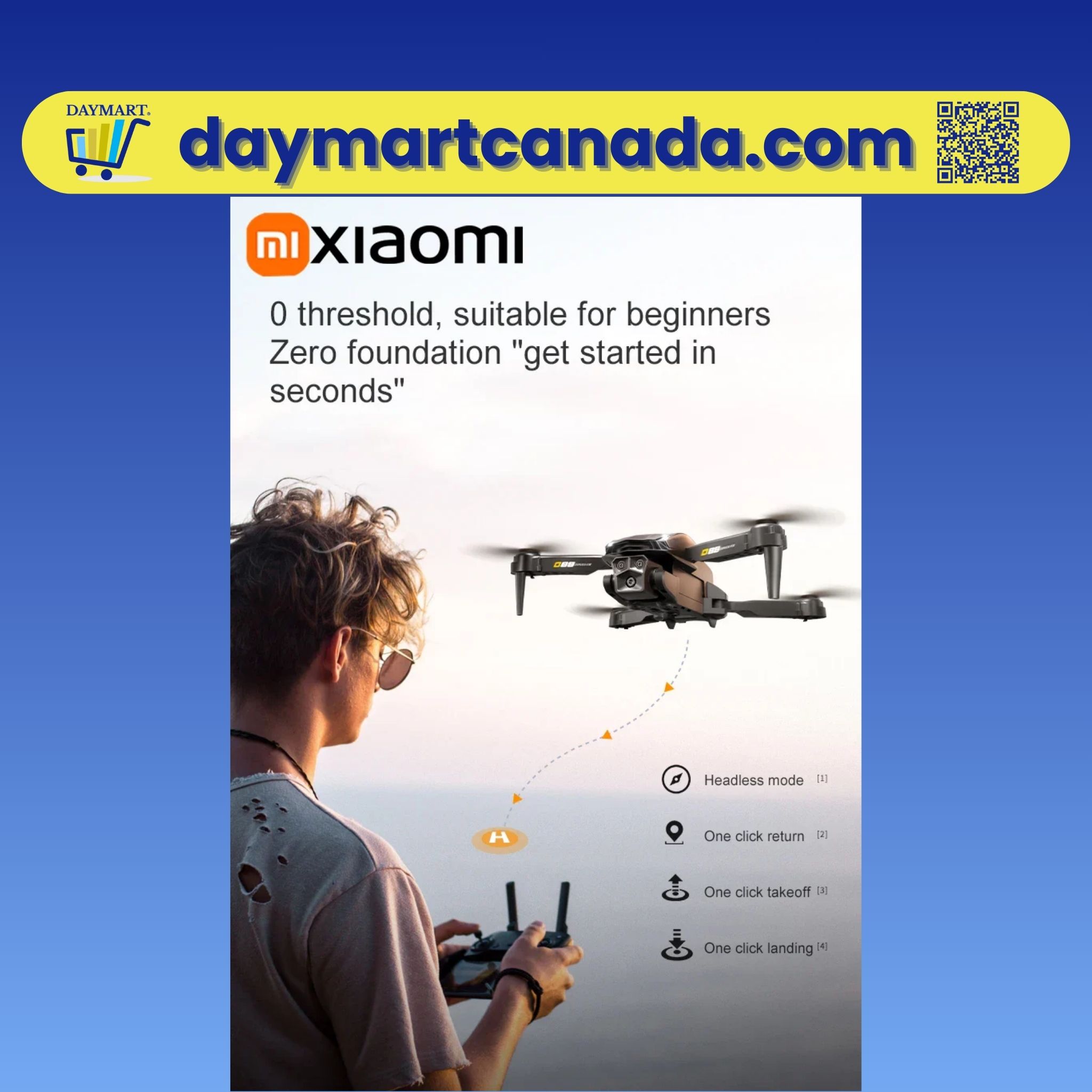 Xiaomi D88 8K HD Dual Camera 5G VR Drone - Image 4