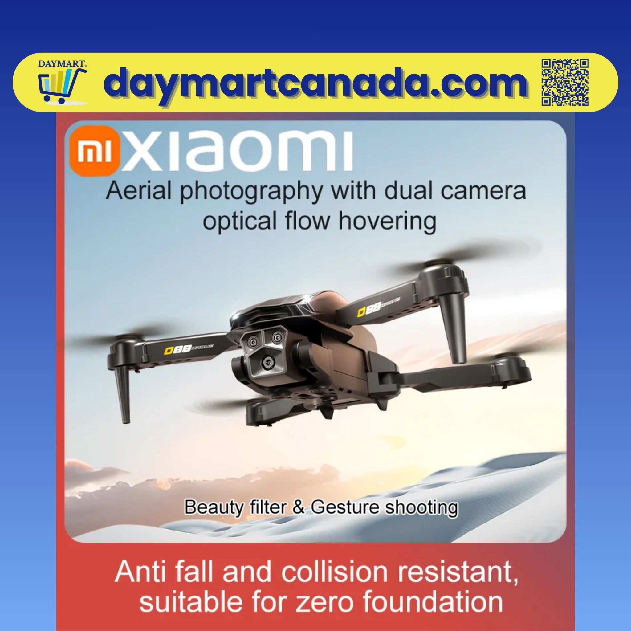 Xiaomi D88 8K HD Dual Camera 5G VR Drone - Image 7